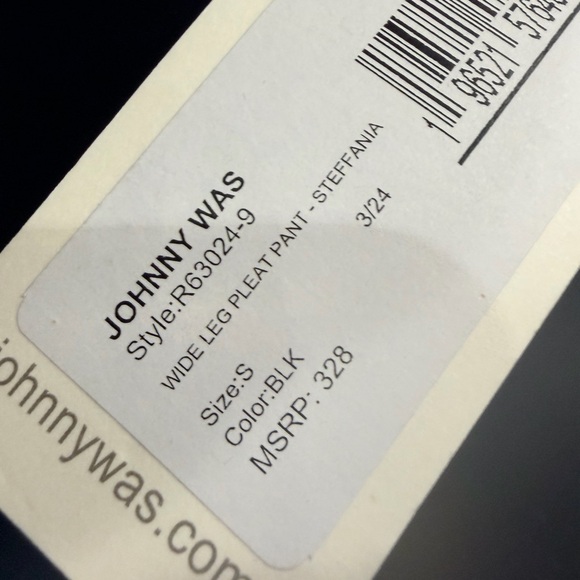 Johnny Was Wide leg Pleat Pant $328 current online! - Picture 8 of 8
